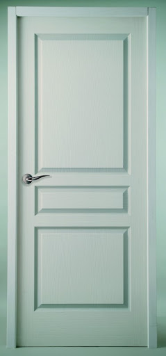 Bloc-porte postformé prépeint blanc Séviac 93x204cm droite